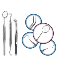 Dental Examination Set Dental Tools Dental Pick Oral Care Kit & Pet Oral Care Use Stainless Steel De