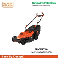 BLACK+DECKER BEMW471BH MOWER WITH ERGONOMIC HANDLE DESIGN 38CM 1600W