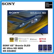 Sony 65” BRAVIA OLED 4K Ultra HD HDR XR-65A80J XR65A80J 65A80J Smart TV (Google TV)