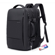 BANGE Men Carry-on Backpack 45L  37L Expandable Men Travel Backpacks Day pack Briefcase College 17.3