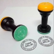 [BEST QUALITY] Rubber Stamp Round- Cop Bulat