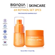 BIOAQUA SKINCARE 6X Gentle-A Retinol Anti Aging Paket Skincare Set Retinol Cream Wajah / Retinol Ser