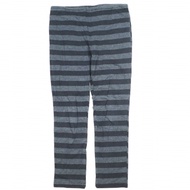 กางเกงขายาวผ้าเจอร์ซีย์ถักลายทาง คอตตอน ไซส์ 1 สีกรมท่า แห้งง่าย มีขอบ แบรนด์ FWK by ENGINEERED GARM