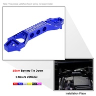 19Cm D1-SPEC Nhôm Xe Đồ Buộc Ắc Quy Nẹp Hợp Kim Pin Giữ Chặt Cho Honda Civic (Màu Xanh)