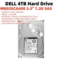 Dell 1MVTT 01MVTT 4TB 7.2K NL SAS 3.5" 12Gbps Hard Drive | Toshiba MG04SCA40ENY