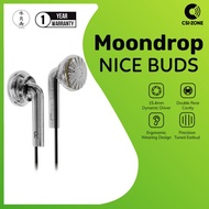 Moondrop NICEBUDS / NICE BUDS 15.4mm Dynamic Driver FlatEarphone Earbud