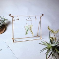 【植物耳環】 波士頓腎蕨 擬真植物系 耳環 /可加價改胸針