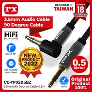 3.5mm male to male speaker aux audio cable 0.5 Meter PX CO-YP0205BZ