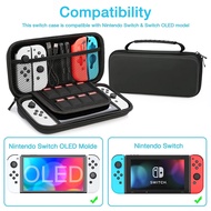 Nintendo Switch Carry Case Screen Protector Film Hard PC Thumb Caps Hand Bag for NS