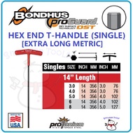 LONG T HANDLE HEX EXTRA LONG BONDHUS BRAND EXTRA LONG HEX END T HANDLE 3MM 4MM 5MM 6MM 8MM METRIC EX