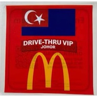 mcdonald sticker drive thru