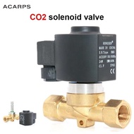 1/2" High Frequency CO2 Solenoid Valve DN15 Brass One Way Control Switch Valve Water Valve AC220Vaut