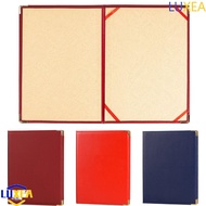LUXEA A4 Agreement Folder, PU Leather No Inserts Certificate Diploma Cover, Professional Reinforced 
