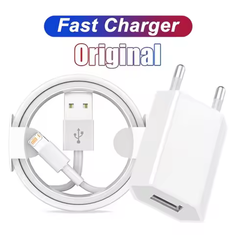 EU Plug USB Fast Charger For iPhone X XR XS 11 12 mini 13 Pro Max 6 6S 7 8 14 Plus SE 5S Rapid Charg
