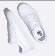 SEPATU VANS OLDSKOOL FULL WHITE SIZE 36-43