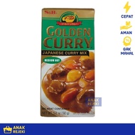 S&amp;b Golden Curry Sauce 92gr - Japanese Curry Sauce 5 Servings - Medium Hot