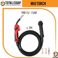MIG MB15AK Torch  Euro Fitting Welding Welder Torch