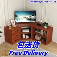 轉角電視櫃 客廳收納櫃 儲物櫃 落地櫃 矮櫃 三角形簡易櫃子