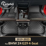 Car floor mats for BMW Z4 G29 4-Seat 2019 2020 2021 2022 2023 Custom auto foot Pads automobile carpe