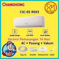 CHANGHONG AC SPLIT LOW WATT CSC05RDX3 0.5 PK CSC05 1/2 PK 330 WATT