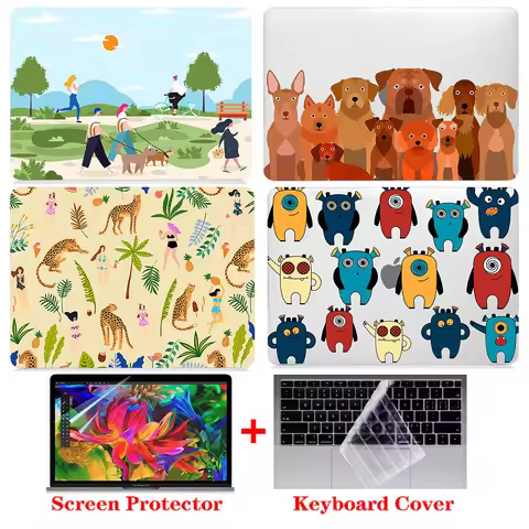 Laptop Case for Apple MacBook Air 13 13.6 inch M4 2025 Air 15 A3241 Case For Macbook Pro 13 13.3 14 