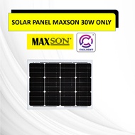 Maxson Solar Panel With Controller (18V/30W)