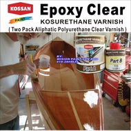 PUV-3050 CLEAR 1L EPOXY CLEAR PAINT / TRANSPARENT VARNISH / KOSSAN PAINT / CAT LANTAI CLEAR 1LITER