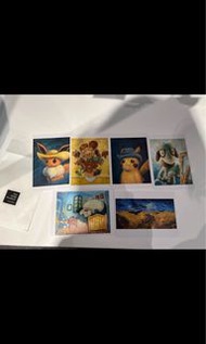 現貨 Pokémon 梵高 比卡超 明信片