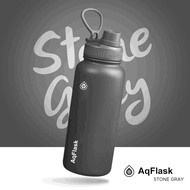 Tumbler Water Flask Aqua Original Water Bottle Flask Wide Mouth With Spout Vacuum Insulated Stainles