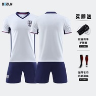 2024 European Cup England Kane Jersey Team Bellingham ชุดฟุตบอลเหย้าและเยือนชายและหญิง ระบบ *