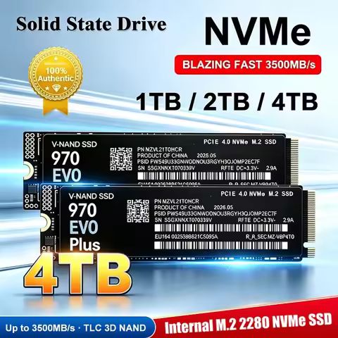 3500MB/s M.2 NVMe SSD 970 EVO Plus PCIe Gen4.0 X4 TLC 3D NAND 1TB 4TB 2280 Internal Gaming Solid Sta