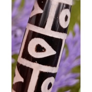 💥Ready Stock💥 29.8mm x 10.2mm 特殊图案 特别图腾 九眼菩提天珠 Special 9 Eyed Bodhi Dzi Nine Eye Puti Dzi 9 Eyes Bod