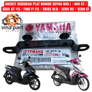 Front License Plate Holder Bracket Mio J GT Fino FI Soul GT 115 Xride Old 54P-H454E-00 Original YGP