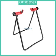 OMG Road Bike Triangle Floor Stand Foldable Bike Repair Rack Parking Stand Holder Standing Bike Bracket Maintenance Rack