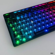 [Retro] MK870-Key Three-Mode Mechanical Keyboard Kit Fully Transparent Wireless Bluetooth 2.4G Wired