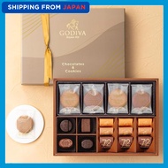 【From Japan】GODIVA Chocolate & Cookie Assortment – 13 Chocolates + 8 Cookies | Premium Gift Box