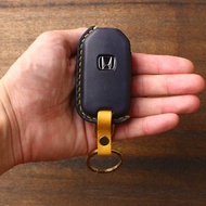 茶皮 本田 插入式 汽車鑰匙套 HONDA CRV FIT HRV 客製化