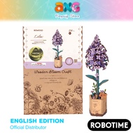 Robotime Rowood DIY Lilac 3D Wooden Puzzle (TW021) Wooden Flower Puzzle