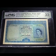 MALAYA BRITISH BORNEO 50 DOLLARS