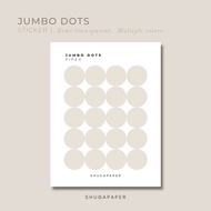 Jumbo Dots Shape Sticker
