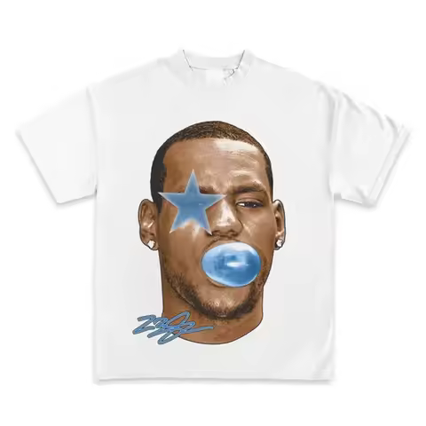 Lebron James Bubble Gum Bootleg Graphic T-Shirt Streetwear