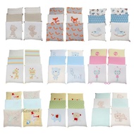 [kesoto1] 6PCs Baby Crib Bumper Cotton Infant Bed Cot Protector