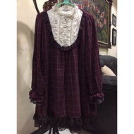 Preloved axes femme burgundy dress