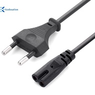 Kudosation EU Power Cable 2pin IEC320 C7 US Power Extension Cord For Dell Laptop Charger Canon Epson