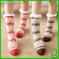 SUCHENSG Fuzzy Fluffy Socks - Anti-Slip Warm Winter Thermal Socks