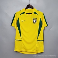 Retro Soccer Jersey/T-Shirt 2002 Brazil/Away