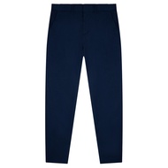 Giordano Womens High-waist Regular Tapered Fit Elastic Waist Khakis Pants (05413004001) กางเกงขายาว