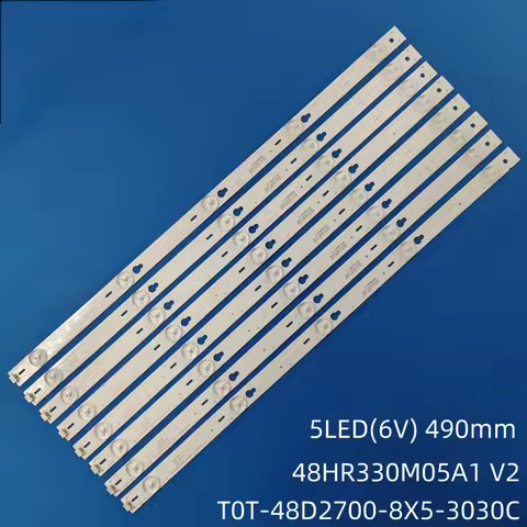 LED strip YHF-4C-LB4805-YHEX2 T0T-48D2700-8X5-3030C-V3 for TCL 48'' TV L48E5000-3D 48FS3750TAAA L48A