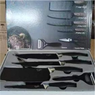 Pisau Gunting Dapur dan Tempat PenyimpananPisau Dapur with set Stainless Steel Mata Pisau Tajam set