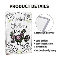 Vintage 1pc, Farm Fresh Eggs for Farmhouse Yard Fence Chicken Coop Sign Outdoor Decor 8x12 Inch hou